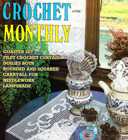 Crochet Monthly Doilies Collection - Vintage Doilies Patterns Publication